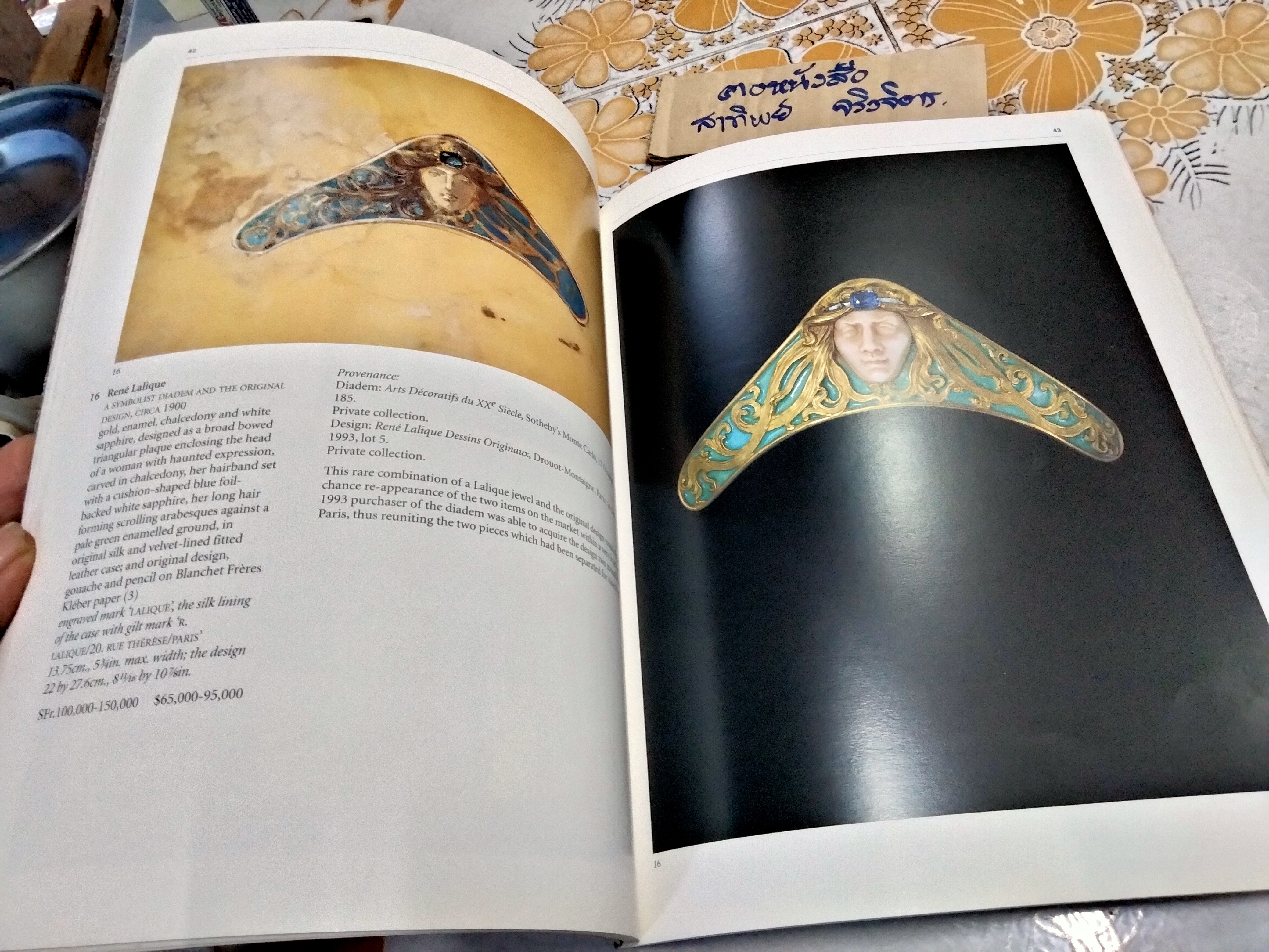 MASTERPIECES OF ART NOUVEAU JEWELERY SOTHEBY'S GENEVA 19 NOVEMBER 1997