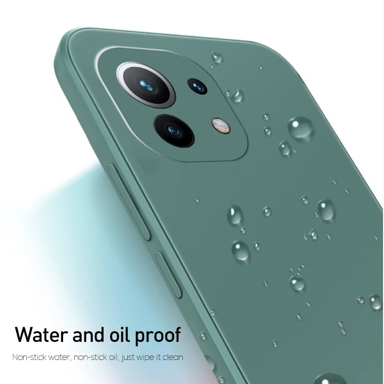 เคส Xiaomi Mi 11 Lite #เคสฝาหลังซิลิโคนนิ่ม Liquid Silicone Back Case