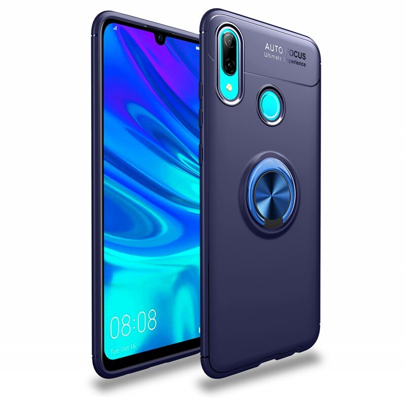 Case Huawei Y7 2019 #เคสฝาหลัง TPU Finger Ring Kickstand (แผ่นโลหะแบบ Built-in)