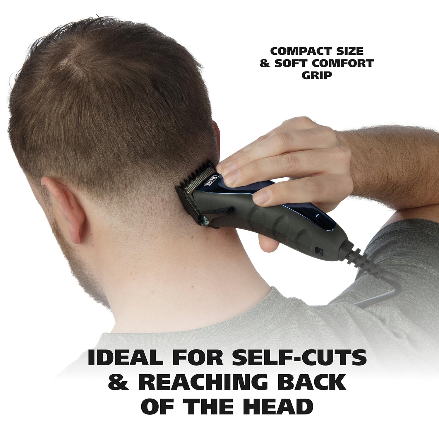 WAHL® Clipper Self-Cut Personal Haircutting Kit รุ่น 79467 ปัตตาเลี่ยน ชุดตัดผมตกแต่งผมด้วยตนเอง 22 ชิ้น ขนาดกะทัดรัด