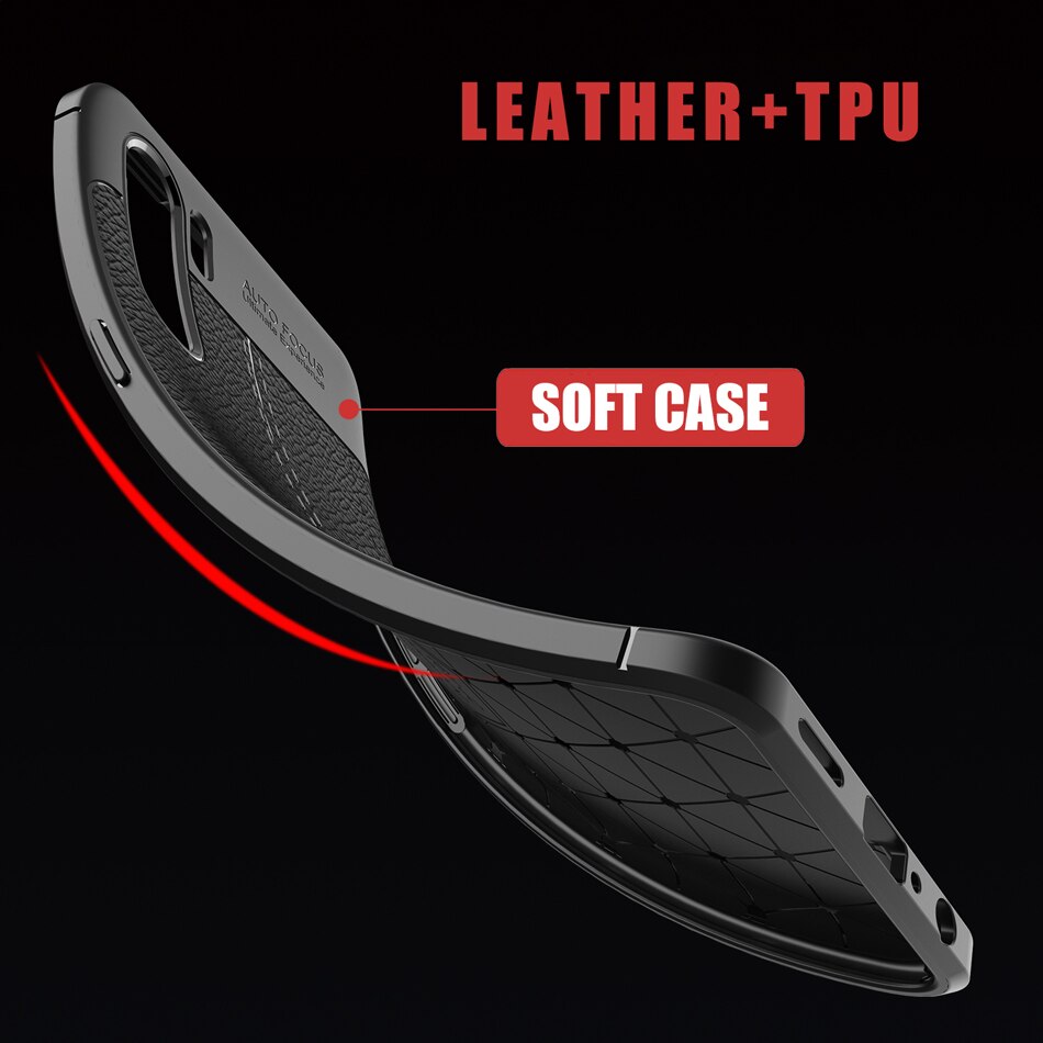 เคส OPPO A91 #เคสฝาหลัง TPU ผิวลิ้นจี่ช่วยป้องกันลายนิ้วมือและกันลื่นได้ดี