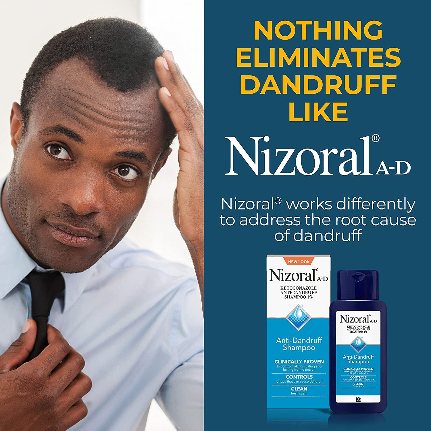 60% Sale!!! Exp.08/25 Nizoral® Anti-Dandruff Shampoo 125ml or 200ml ไนโซรัล แชมพูขจัดรังแค