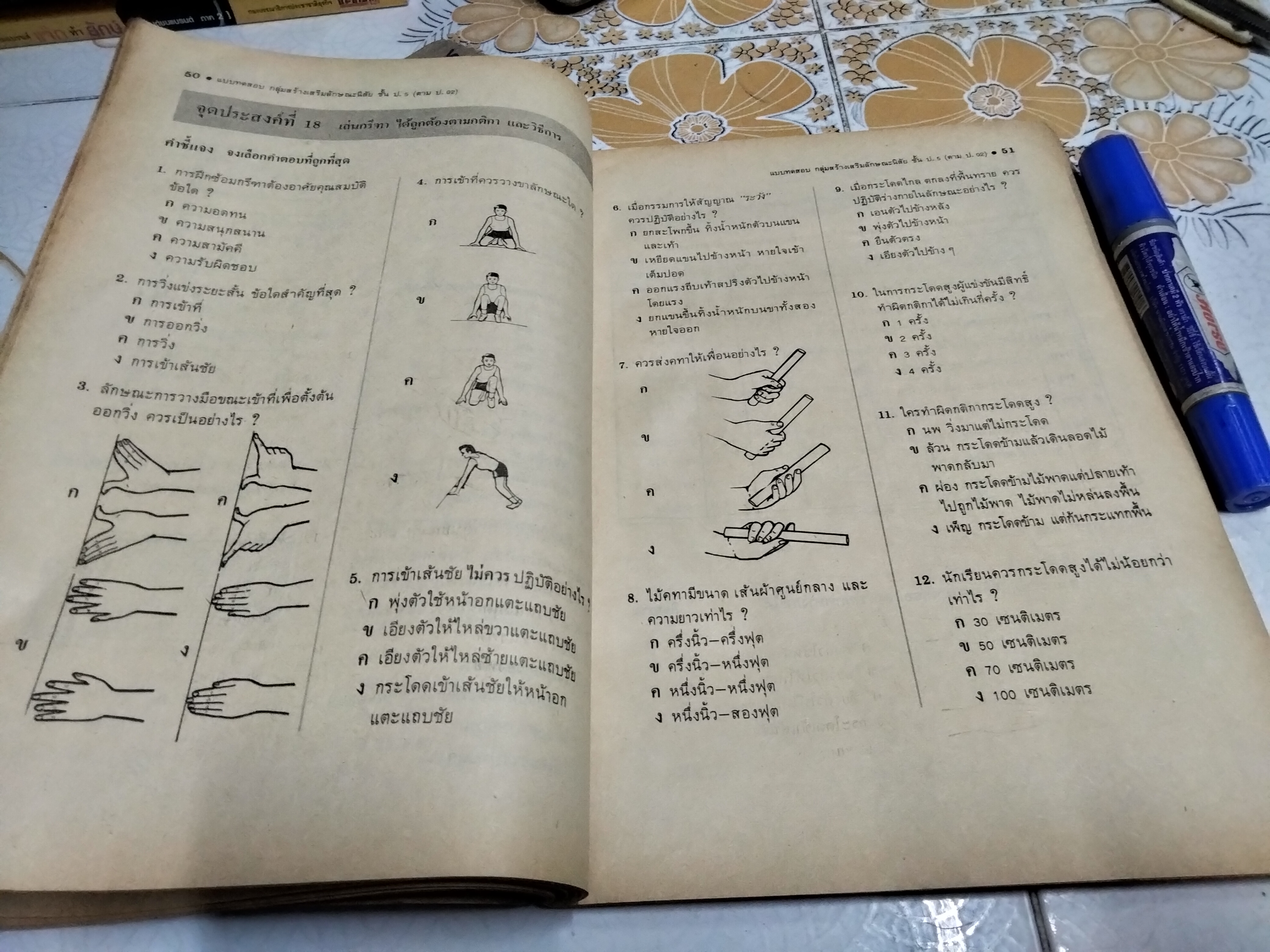 หนังสือแบบเรียนเก่า - กลุ่มสร้างเสริมลักษณะนิสัย ชั้นประถมศึกษาปีที่ 5 (ปกมีรอยกรีด) - หลักสูตรประถมศึกษา พ.ศ.2521