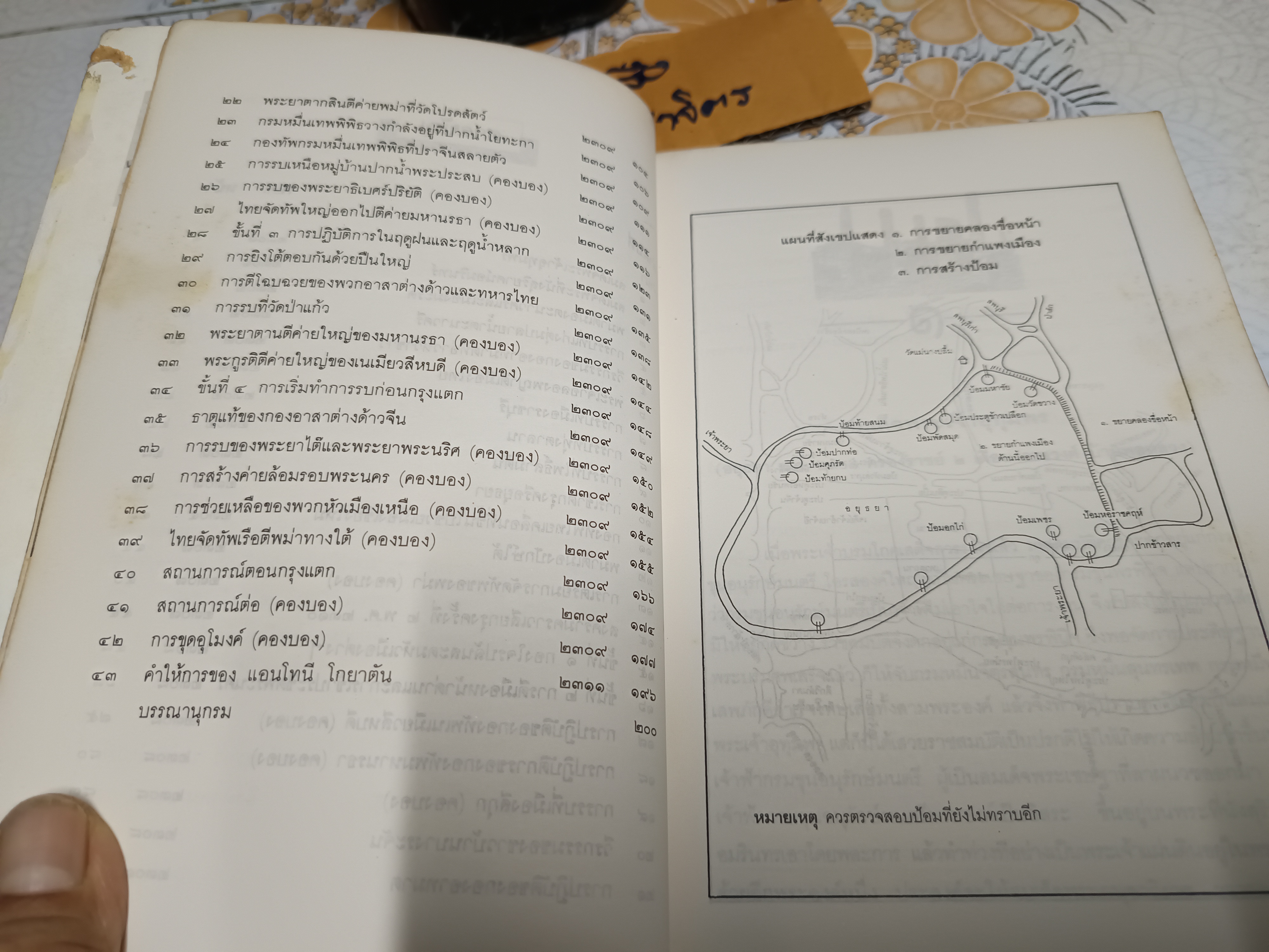 การเสียกรุงศรีอยุธยา ครั้งที่ 2 พ.ศ. 2310 โดย พลตรี จรรยา ประชิตโรมรัน (มีรอยเจาะรูร้อยเชือก)
