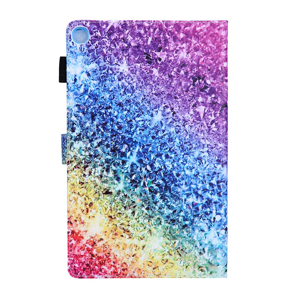 Case Samsung Galaxy Tab A 8 (2019) / Tab A with S Pen P200 P205 #เคสฝาพับหนัง PU พิมพ์ลาย Pattern Printing PU Leather Flip