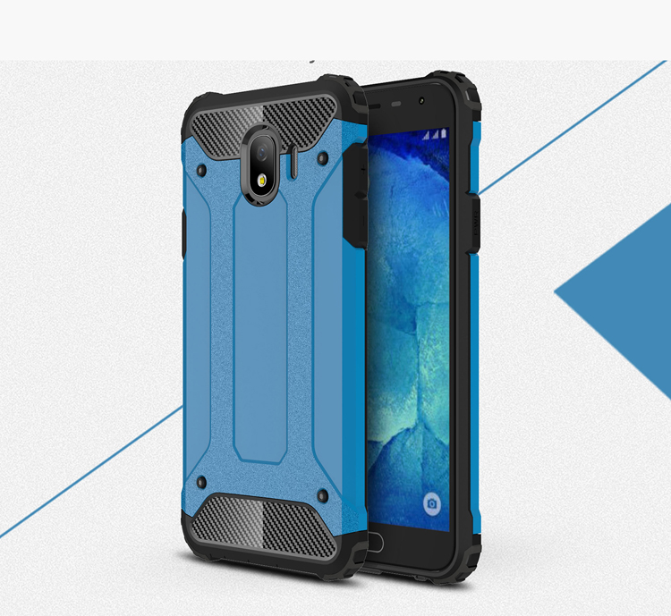 Case Samsung Galaxy J4 (2018) #เคสฝาหลังเกราะป้องกัน ไฮบริด พลาสติก+TPU