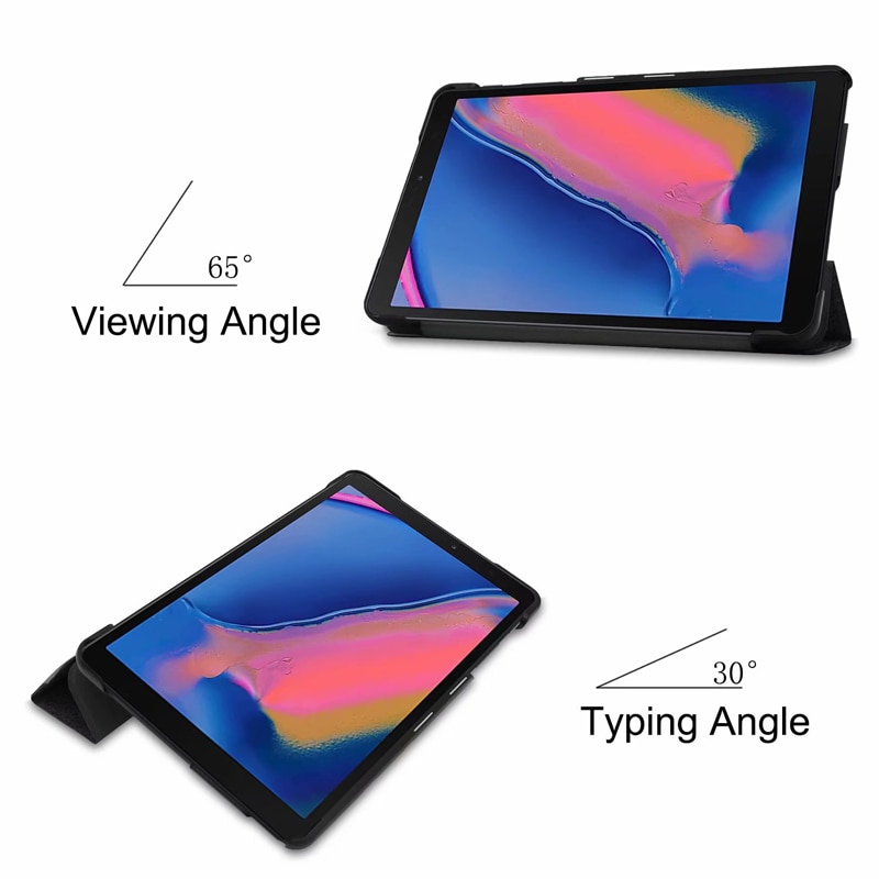 เคส Huawei MediaPad M6 8.4 #เคสฝาพับหนัง PU พิมพ์ลาย Patterned Tri-fold Stand Leather Smart Case