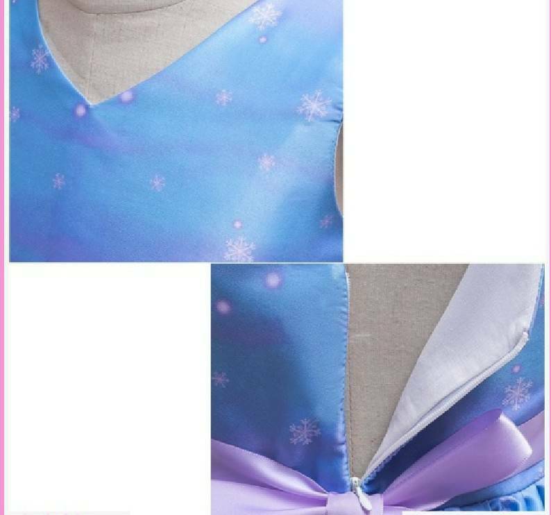 เดรสเด็กหญิง สไตล์เจ้าหญิงหิมะ