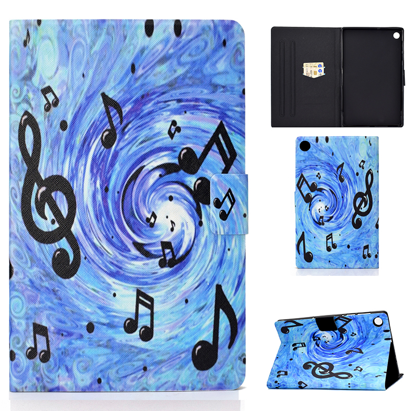 เคส Huawei MatePad T8 8 นิ้ว #เคสฝาพับพิมพ์ลายหนัง PU พร้อมที่เก็บการ์ด Pattern Printing PU Leather Tablet Stand Case with Card Storage