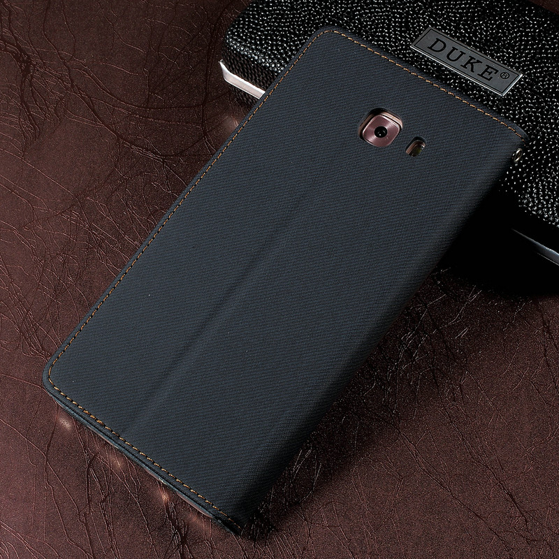 เคส Samsung Galaxy C9 Pro ROAR KOREA #เคสฝาพับแบบกระเป๋าหนังทึบ PU Leather Case