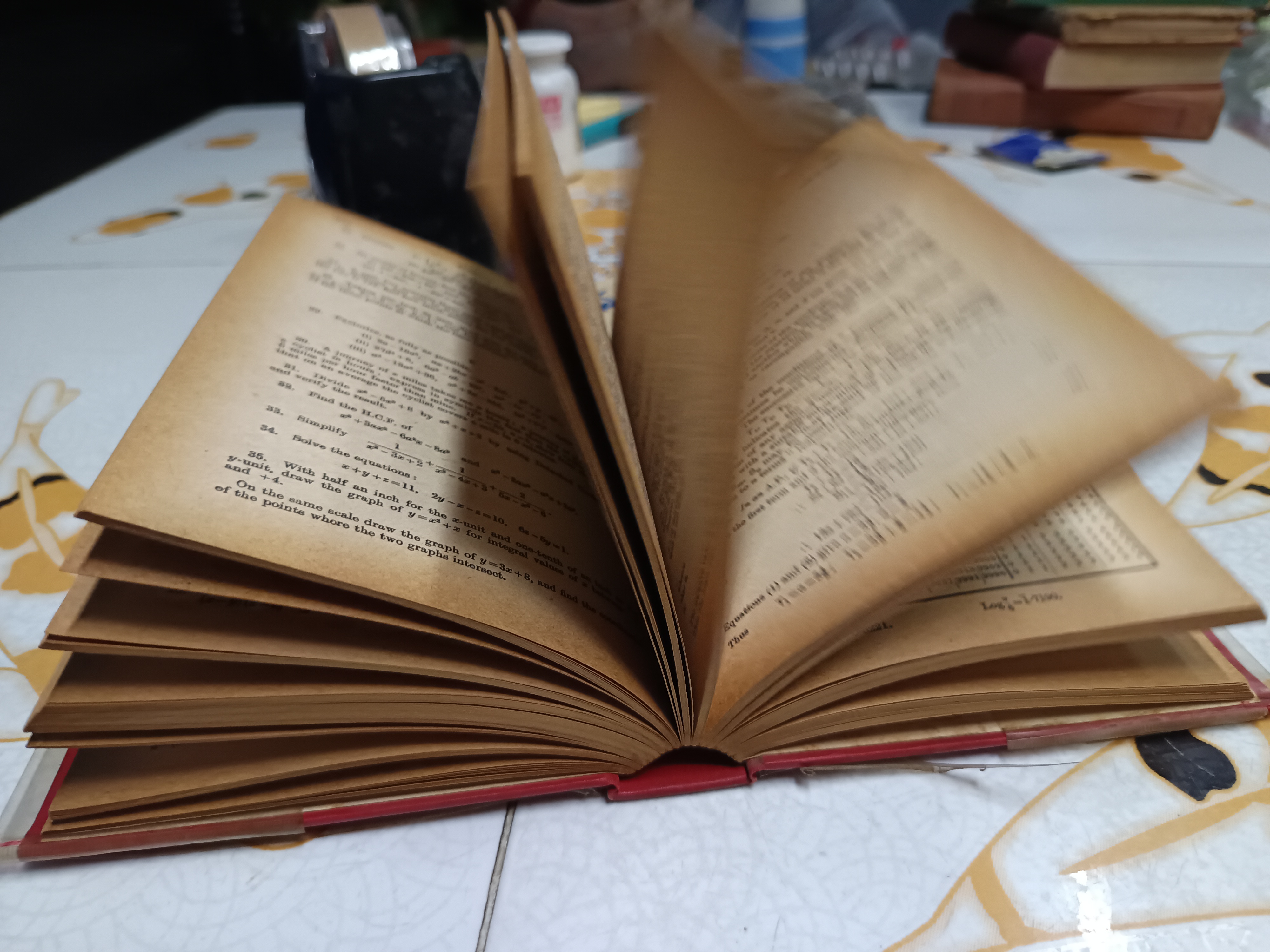 A SCHOOL ALGEBRA part 1- 2 (with answers) by H.S.HALL ฉบับสมบูรณ์ (พิมพ์ปี 1976)