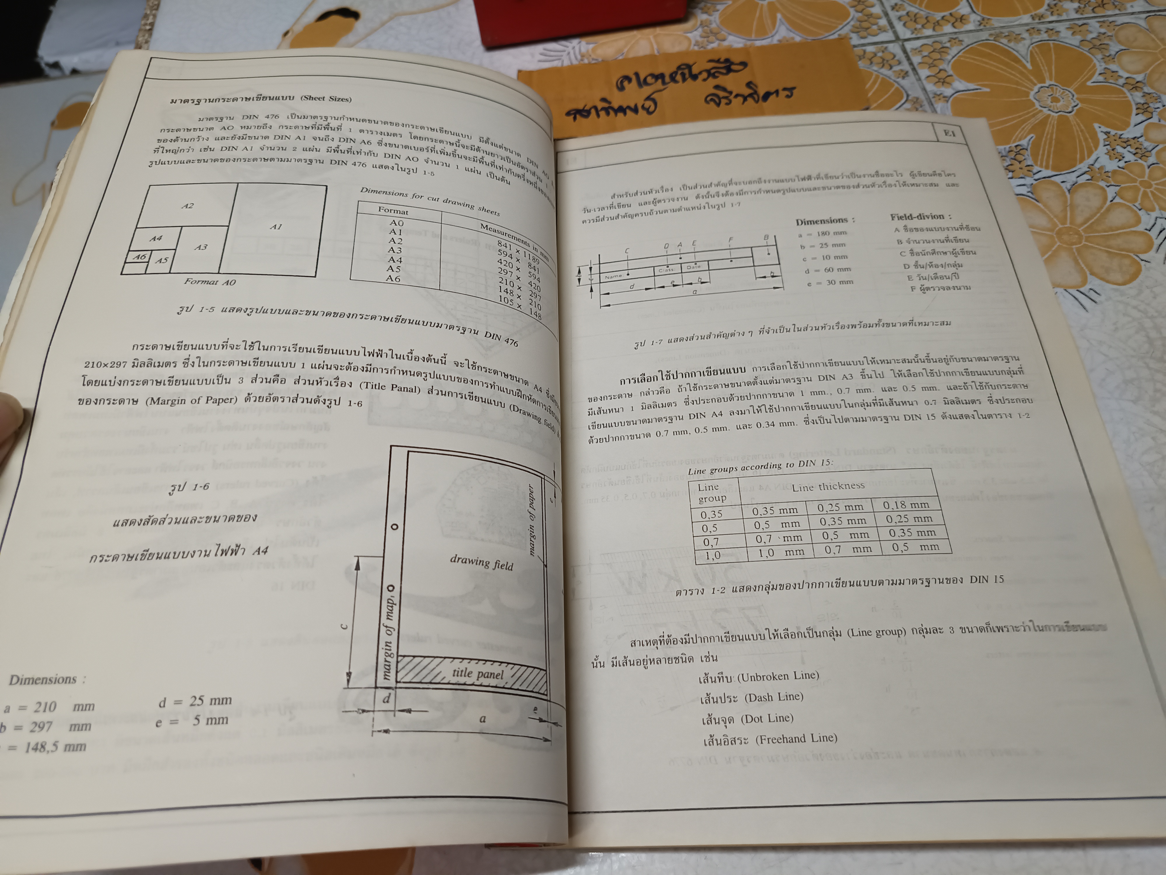 เขียนแบบไฟฟ้า 1 นภัทร วัจนเทพินทร์ , ปรีชา อุบลบาน