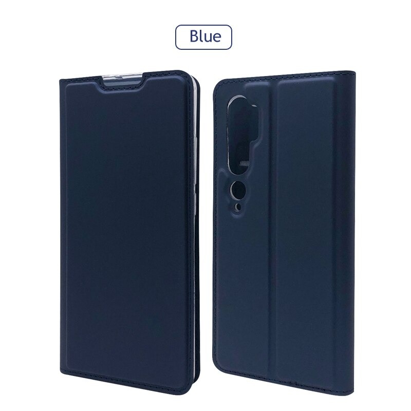 Case Xiaomi Mi Note 10 Pro #เคสแบบฝาพับหนัง PU Magnetic Adsorption Stand Leather Card Holder