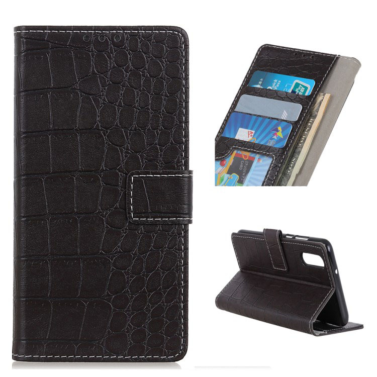 Case Samsung Galaxy A50 / A50s / A30s #เคสฝาพับหนัง PU แบบกระเป๋าสตางค์ลายหนังจระเข้ Crocodile Texture Vintage Leather