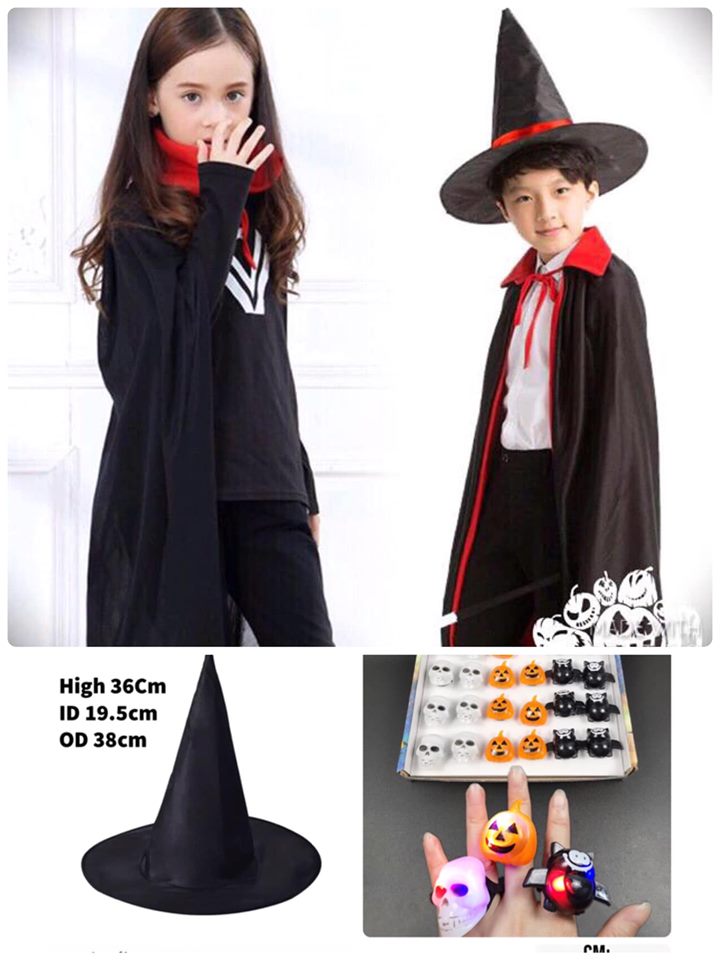 ชุดแฟนซีเด็ก แม่มดพ่อมด