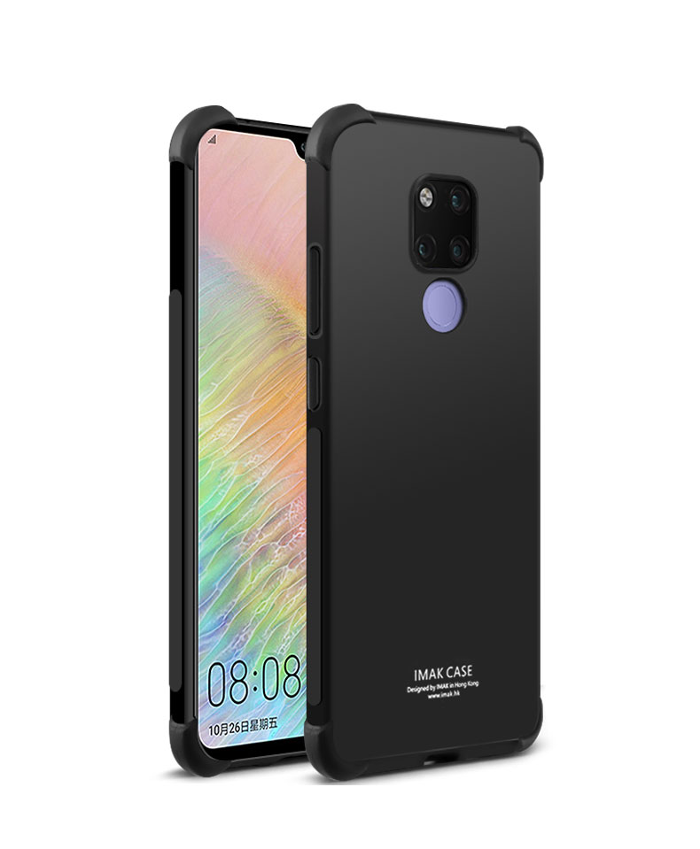 Case Huawei Mate 20 X #เคสฝาหลังSkin Feel Anti-drop TPU Case + ฟิล์มกันรอย Explosion-proof Screen Film