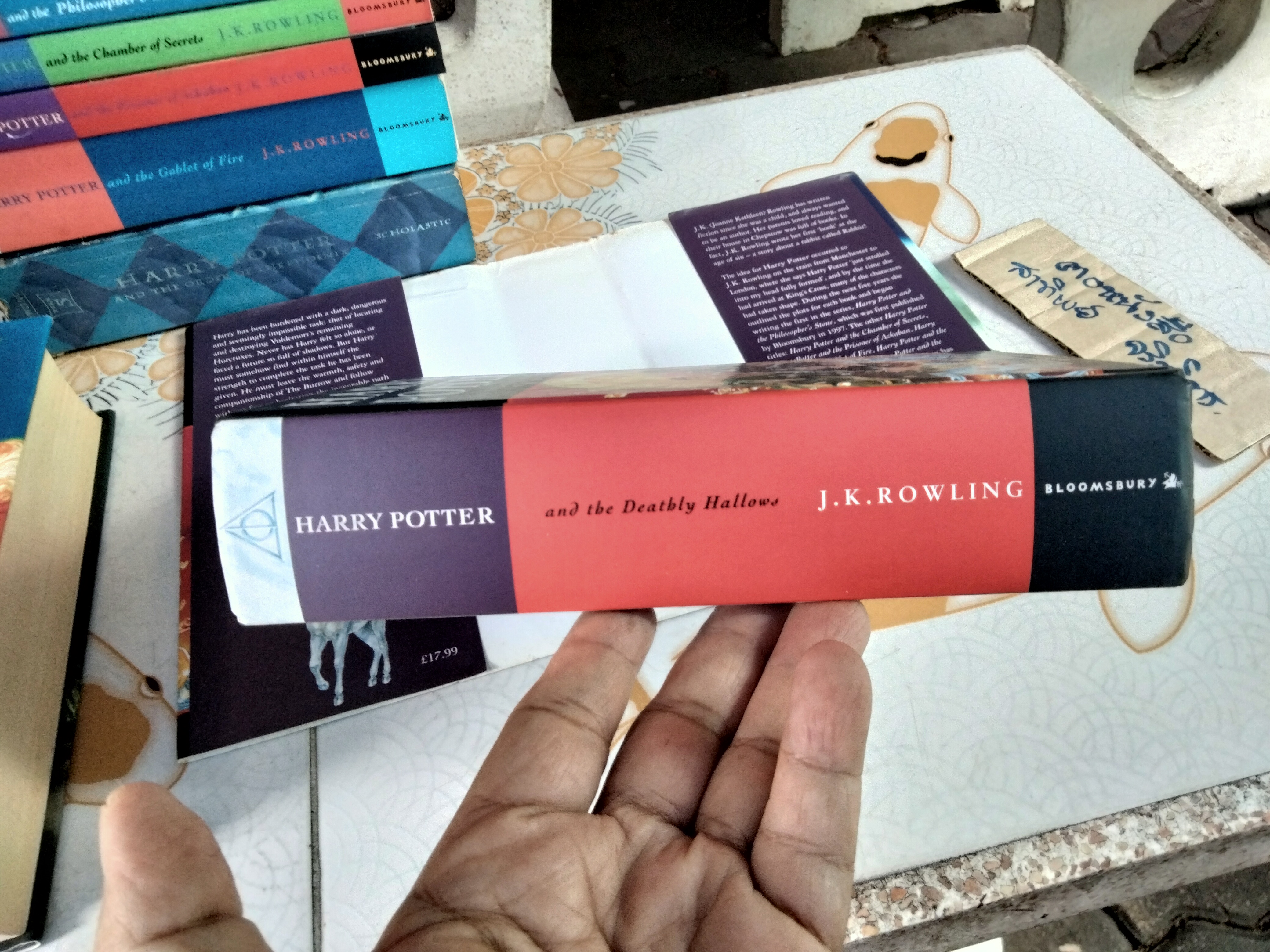 HARRY POTTER ฉบับภาษาอังกฤษ รวม 7 เล่ม (หนังสือมือสอง) **สินค้าหมด**