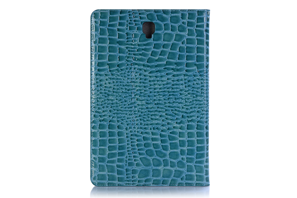 เคส Samsung Galaxy Tab S4 10.5 นิ้ว #เคสฝาพับแบบกระเป๋าสตางค์ลายผิวหนังจระเข้ Crocodile Texture