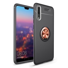 Case Huawei P20 Pro #เคสฝาหลัง TPU Finger Ring Kickstand (แผ่นโลหะแม่เหล็ก)