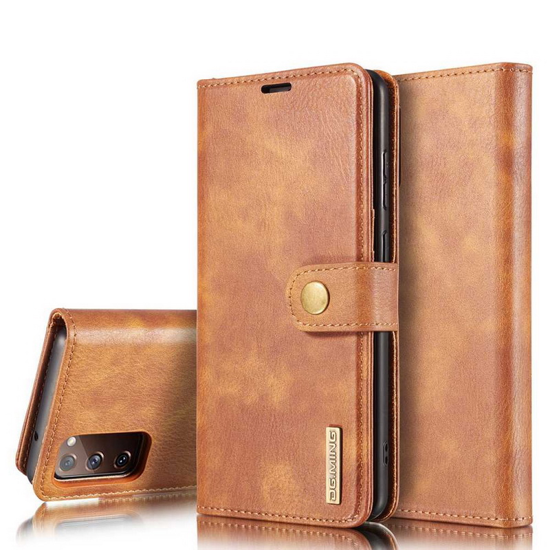 เคส Samsung Galaxy S20+ #เคสฝาพับสไตล์กระเป๋าสตางค์แบบแยกส่วน DG.MING Detachable 2-in-1 Wallet Split Leather