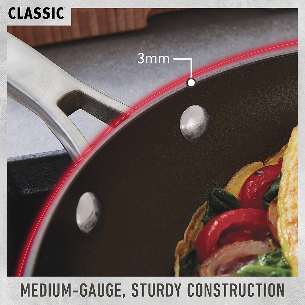 (Pre Order) Calphalon® Classic Hard-Anodized Nonstick Frying Pan Size 8" or 10" ชุดกระทะ เคลือบนอนสติ๊ก