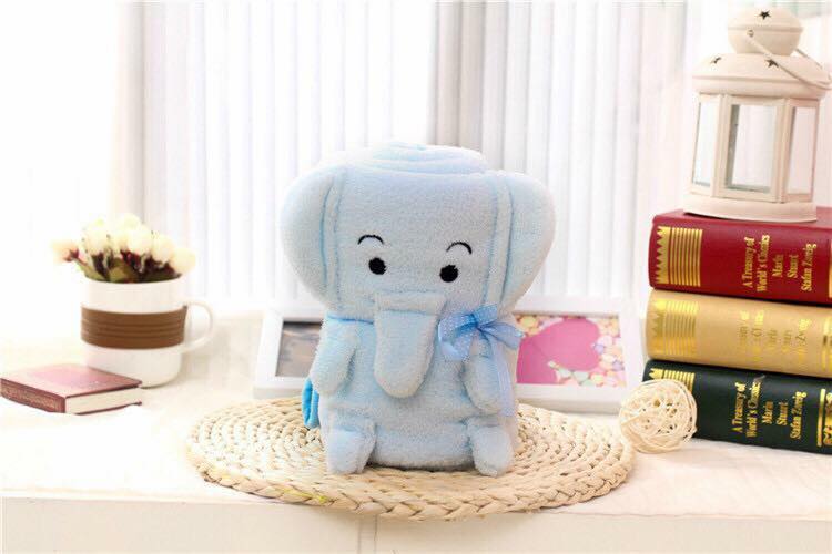 ผ้าห่มขนแกะ รูปสัตว์น่ารัก สำหรับเด็ก