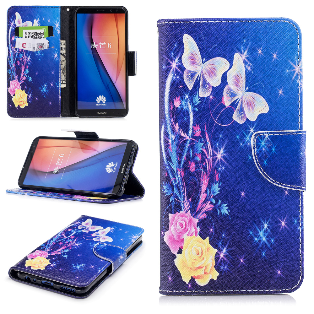 เคส Huawei nova 2i #เคสฝาพับสไตล์กระเป๋าสตางค์พิมพ์ลายสวยงามน่ารักๆ