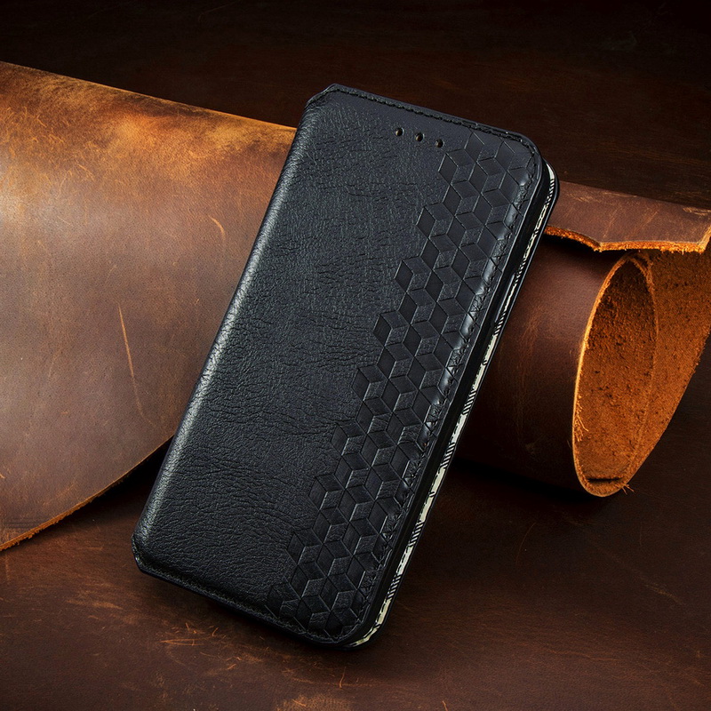เคส Samsung Galaxy S20 Ultra / S20 Ultra 5G #เคสฝาพับแบบกระเป๋าสตางค์ Magnetic Flip Wallet Bracket Leather Lattice TPU Phone Case