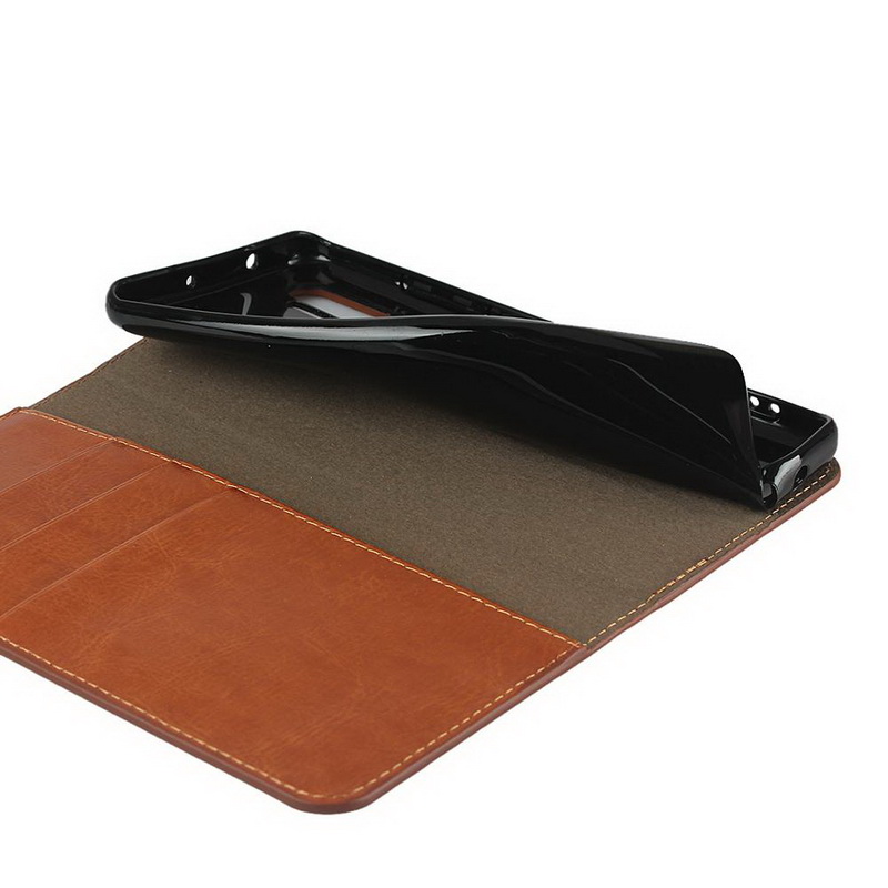 Case Xiaomi Mi Note 10 Lite #เคสฝาพับแบบกระเป๋าสตางค์คุณภาพดี Crazy Horse Genuine Leather Cover