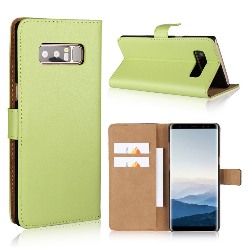 เคส Samsung Galaxy Note 8 #เคสฝาพับหนังแยก Split Leather Wallet ปิดแม่เหล็กสีสันสวยงาม