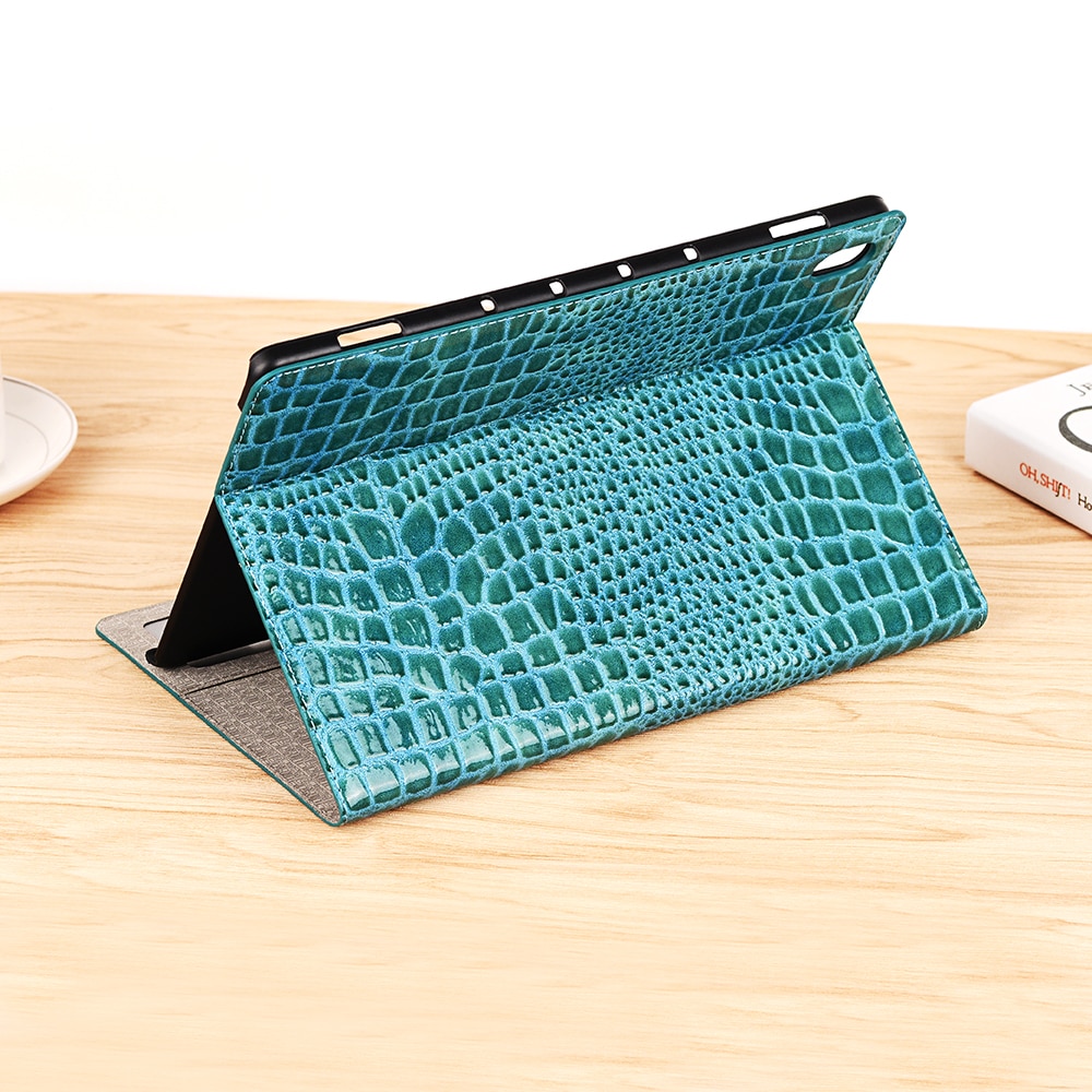 Case Huawei MediaPad M6 10.8 #เคสฝาพับแบบกระเป๋าสตางค์ลายผิวหนังจระเข้ Crocodile Texture