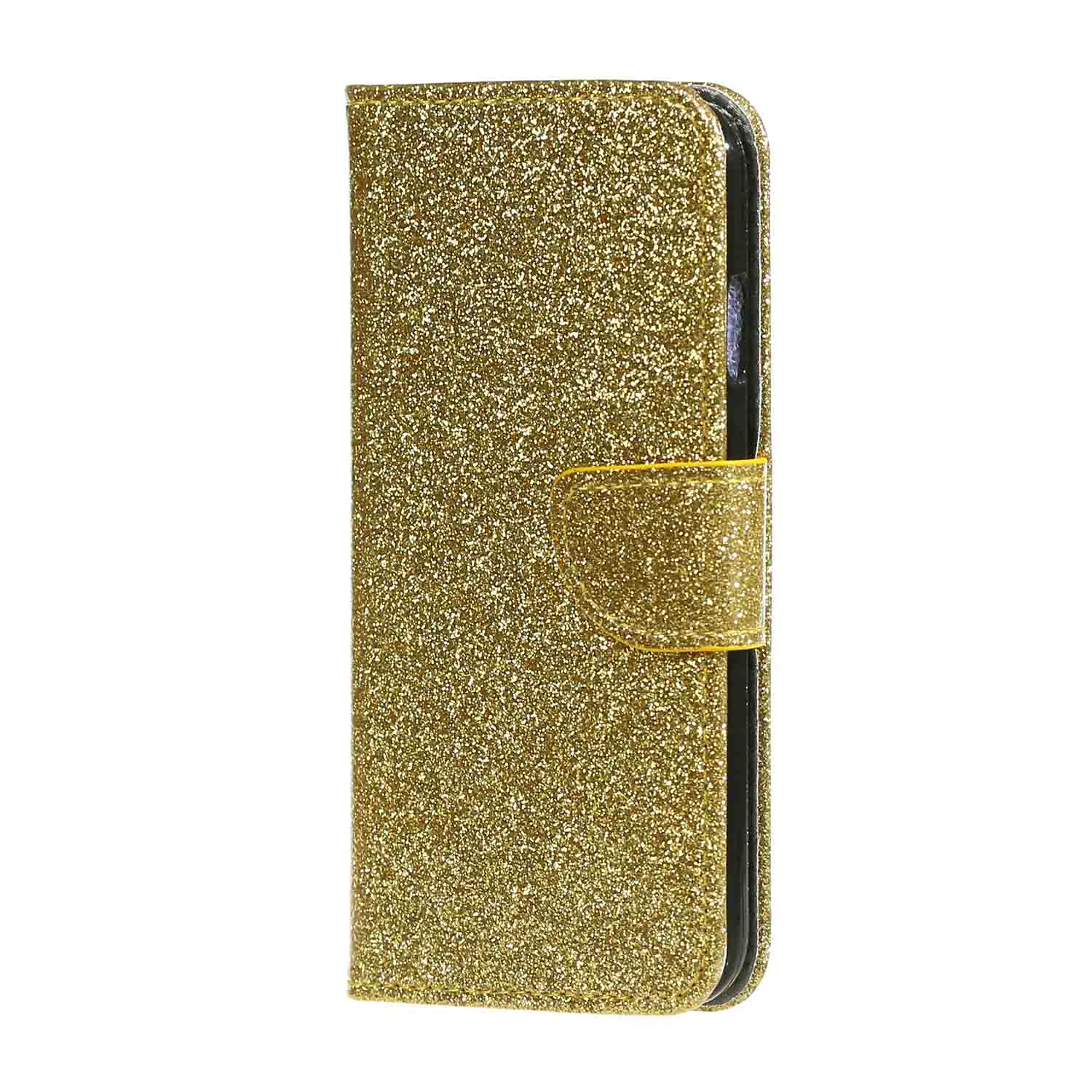 เคส Huawei Y7 (2017) #เคสฝาพับหนัง PU Flash Powder PU Leather สีสันสยงามราคาถูก