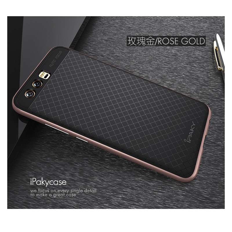Case Huawei P10 Plus IPAKY PC Bumper + ไฮบริด TPU