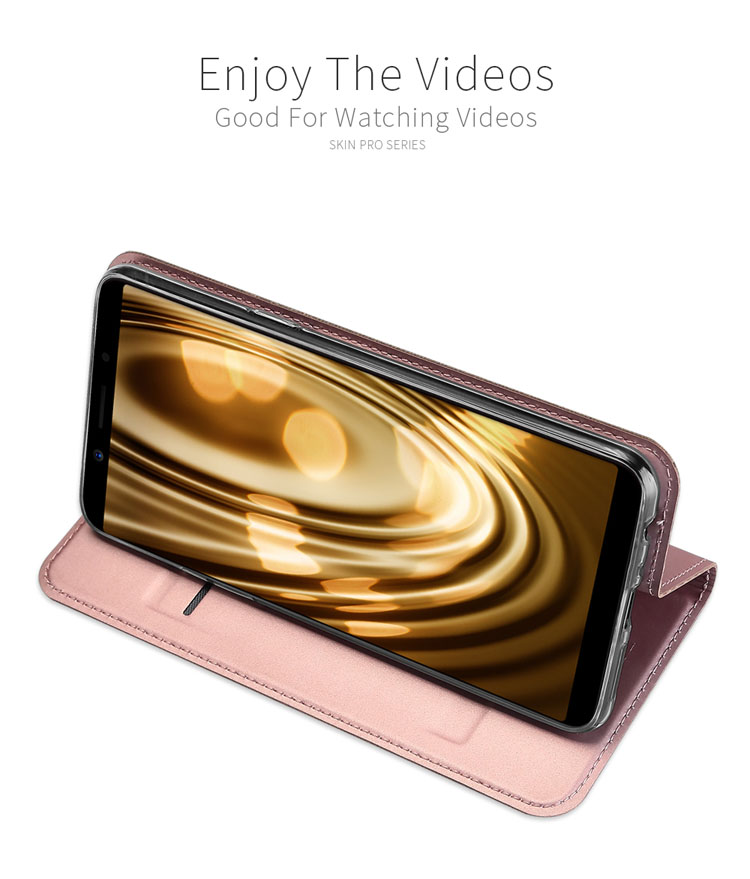 Case OPPO F5 เคสฝาพับ DUX DUCIS Skin Pro Series เคสคุณภาพดีราคาเบาๆสบายกระเป๋า