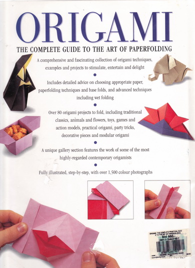 ORIGAMI (The Complete Guide to the Art of Paperfolding) by Rick Beech -ปกแข็ง กระดาษอาร์ตมันสี่สี