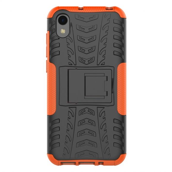 Case Huawei Y5 2019 #เคสฝาหลังกันลื่น Cool Tyre Pattern Kickstand (PC + TPU)