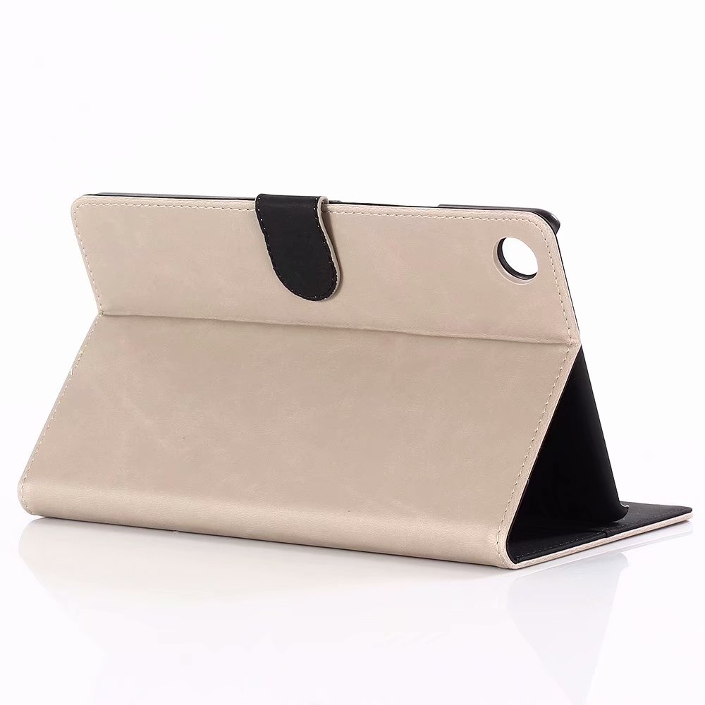Case Huawei MediaPad M5 Lite 8 #เคสฝาพับหนัง PU แบบกระเป๋าสตางค์สไตล์ย้อนยุคมีช่องเสียบบัตร