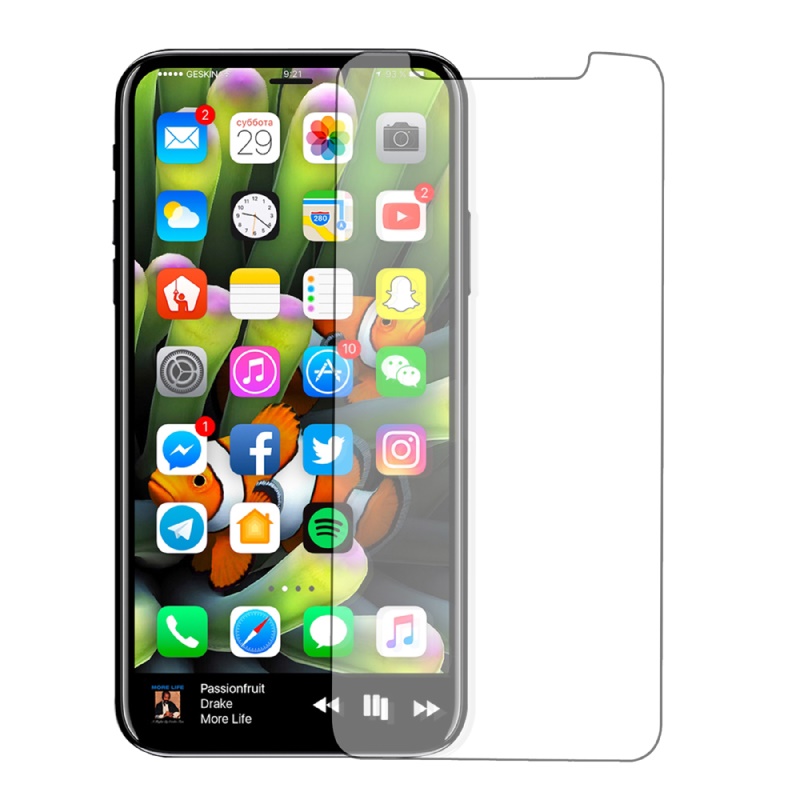 ฟิล์มกระจก iphone X / iPhone XS 5.8 นิ้ว Arc Edge Tempered Glass ขอบโค้งแบบไม่เต็มจอ