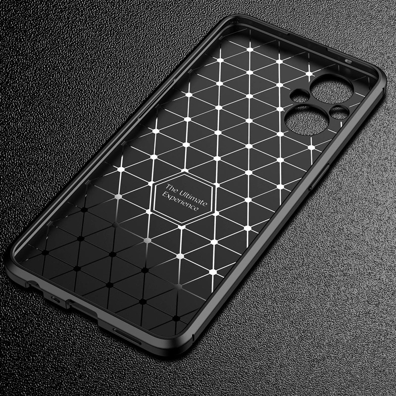 เคส OPPO Reno 7z 5G #เคสฝาหลังนิ่ม Carbon Fiber Anti-drop TPU Protection