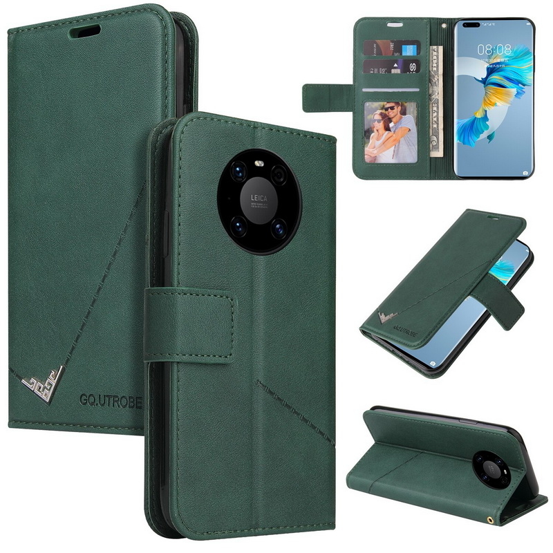 Case Huawei Mate 40 Pro #เคสฝาพับแบบกระเป๋าสตางค์หนัง PU มีช่องเก็บบัตร
