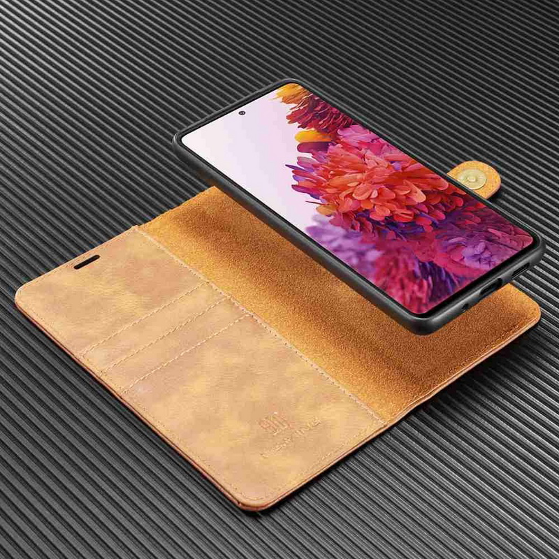 Case Samsung Galaxy Note 20 / Note 20 5G #เคสสไตล์กระเป๋าสตางค์แบบแยกส่วน DG.MING Detachable 2-in-1 Wallet Split Leather