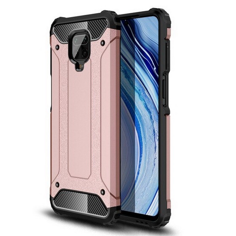 เคส Redmi Note 9 Pro/Redmi Note 9S #เคสฝาหลังเกราะป้องกัน ไฮบริด พลาสติก+TPU Heavy Duty Rugged Hybrid