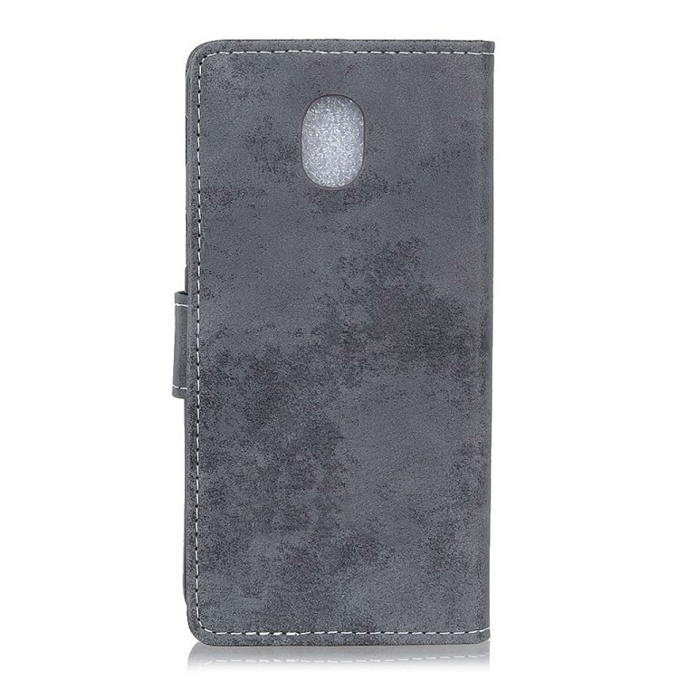 เคส Xiaomi Redmi 8A #เคสฝาพับหนัง PU สไตล์ Vintage คุณภาพดี