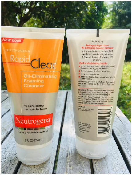 (Pre Order) Neutrogena® Rapid Clear Oil-Eliminating Foaming Cleanser 177ml นูโทรจีน่า โฟมล้างหน้าลดความมัน