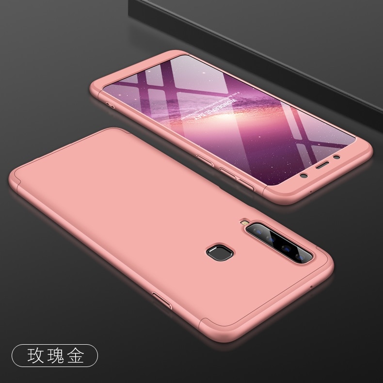 เคส Samsung Galaxy A9 (2018) #เคสฝาหลังพลาสติกแข็ง GKK Detachable All-wrapped Matte แยกชิ้นได้