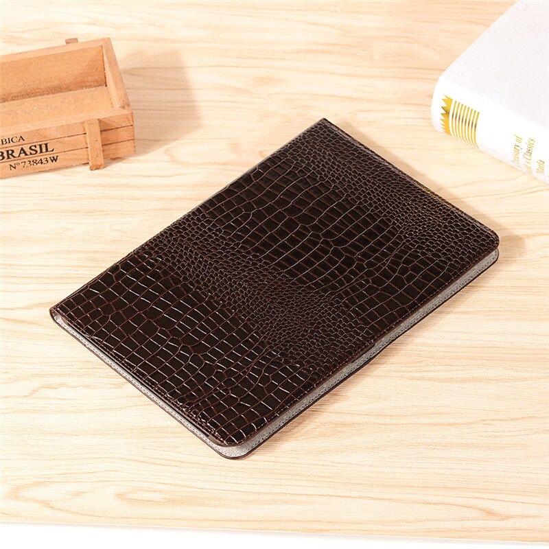 เคส Samsung Galaxy Tab S7 SM-T870 SM-T875 #เคสฝาพับแบบกระเป๋าสตางค์ลายผิวหนังจระเข้ Crocodile Texture