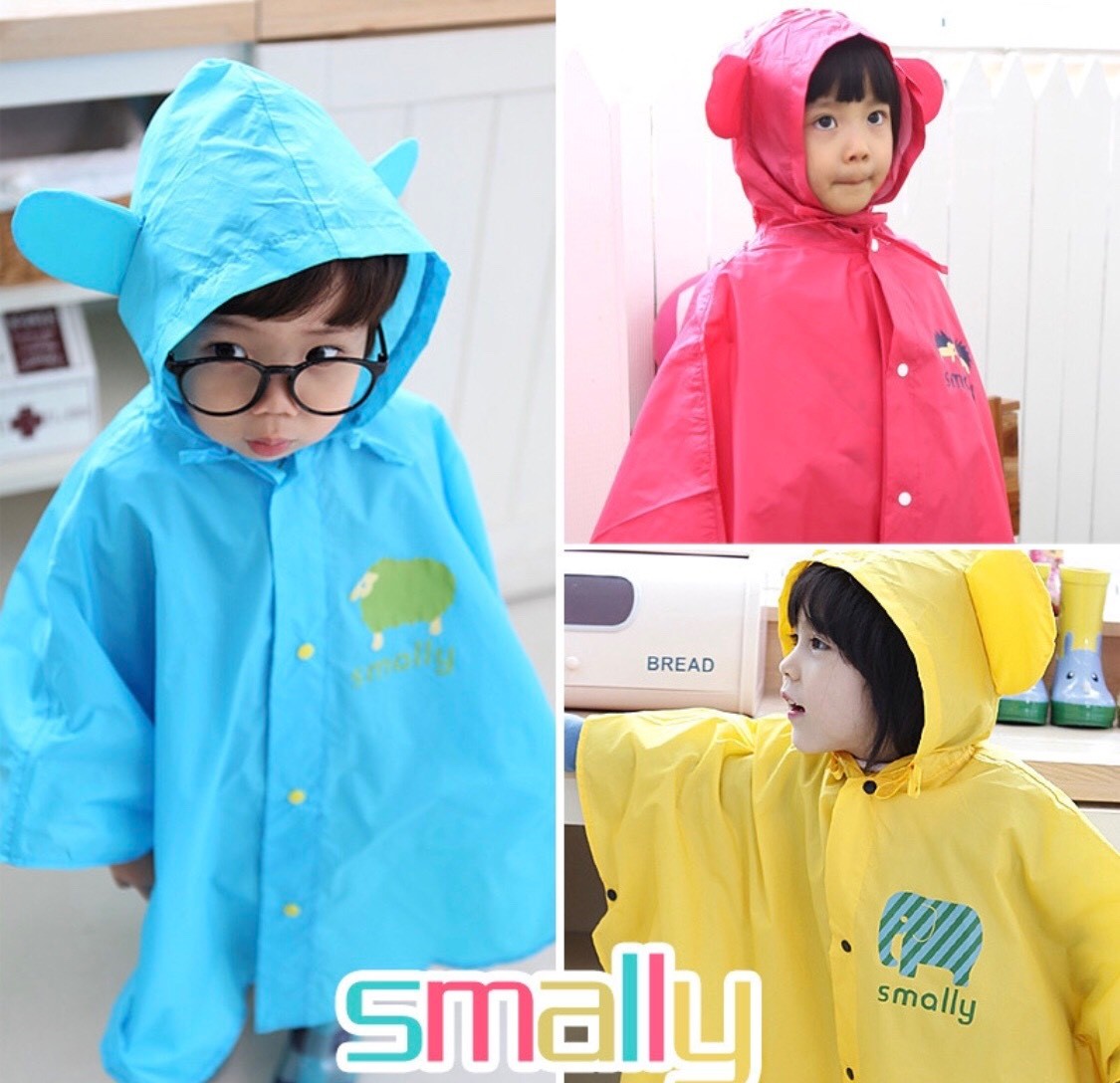 ชุดกันฝนเด็ก ฮู๊ดมีหู