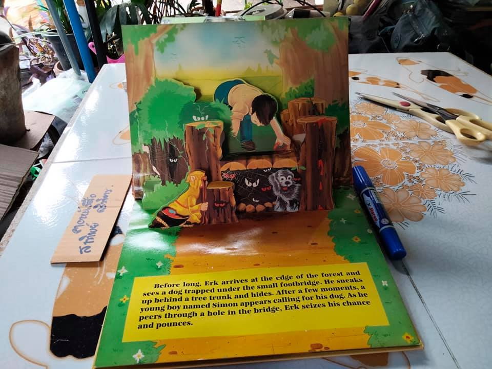 Deadly Dungeon , A SCARY POP-UP BOOK หนังสือการ์ตูน Pop-Up ภาษาอังกฤษ