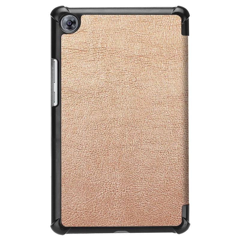 Case Huawei MediaPad M5 8.4 นิ้ว #เคสฝาพับหนัง PU แบบพับ 3 พับ Tri-fold Leather Folio Case