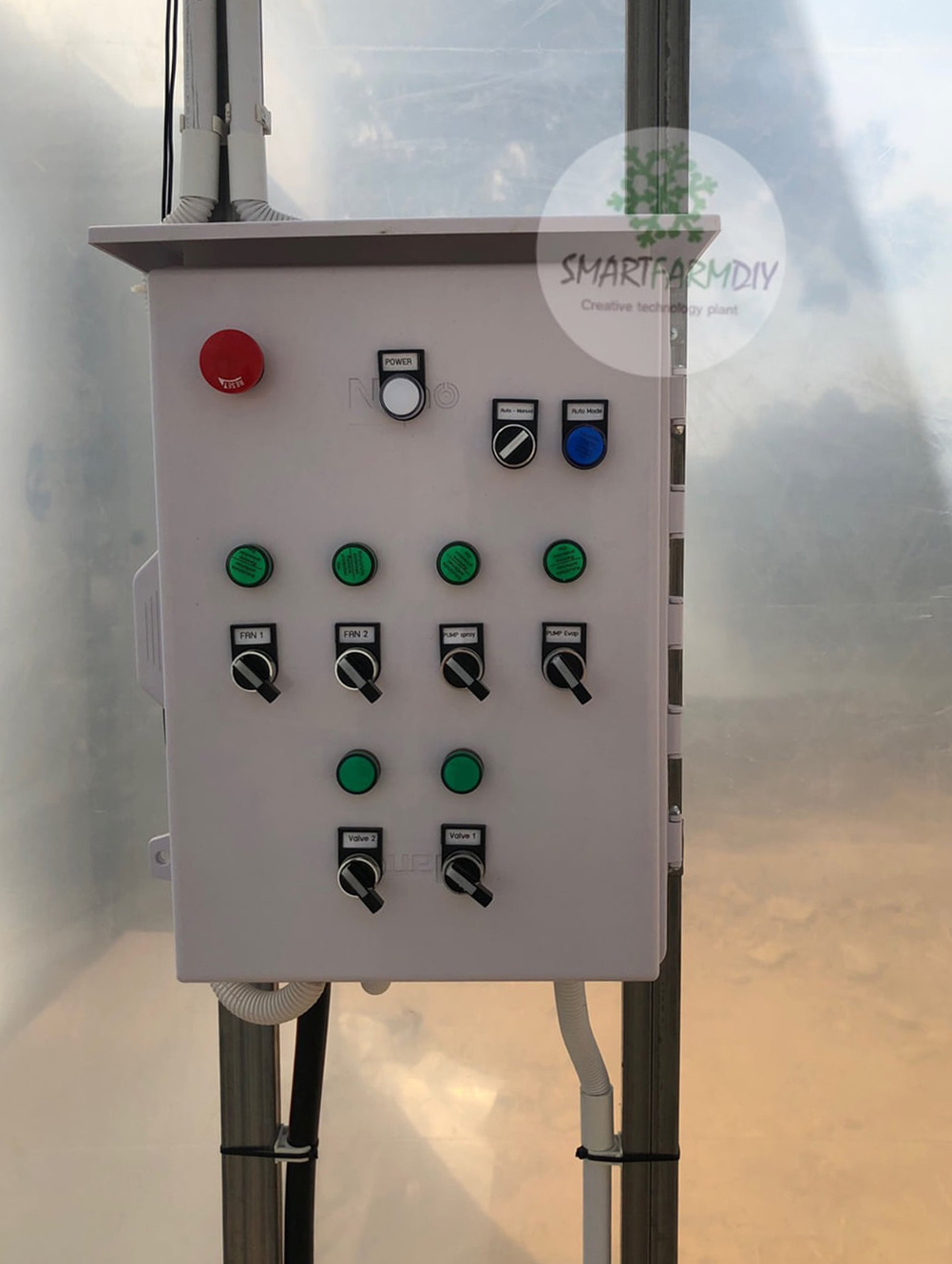 CONTROL BOX IoT (SMART FARM) ตู้ควบคุมอีแวปภายในโรงเรือน